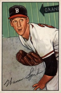 Top 10 Warren Spahn Baseball Cards 5