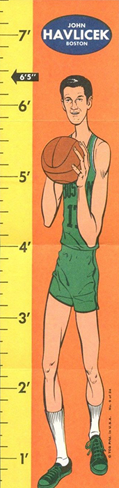 1969-70 Topps Rulers John Havlicek