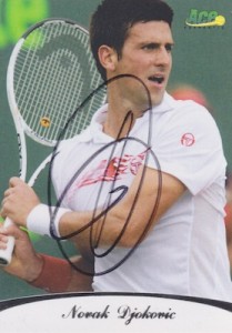 2010 Ace Authentic Aces Autograph Novak Djokovic Buyback