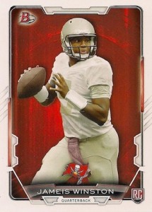 JAMEIS WINSTON ROOKIE CARD RC TAMPA BAY BUCS SP Brown Frame FOIL 2015  Panini#101