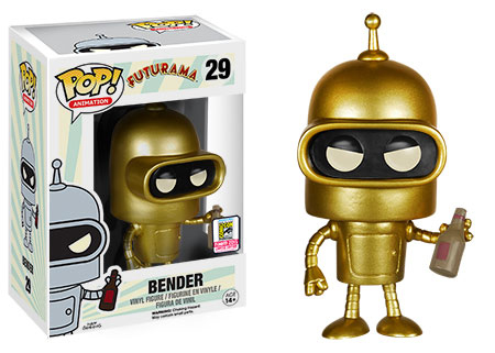 2015 Funko SDCC Pop Gold Bender