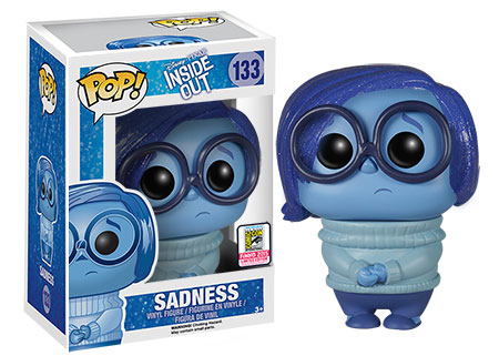 2015 Funko SDCC Pop Inside Out Glitter Sadness
