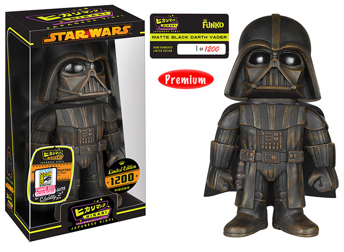 2015 Funko SDCC Star Wars Hikari Black Matte Darth Vader