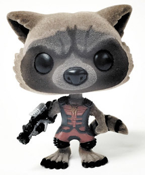 2015 SDCC Pop Marvel Guardians of the Galaxy Flocked Ravagers Rocket