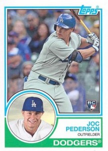 2015 Topps Update Joc Pederson Rookie Los Angeles Dodgers #US360