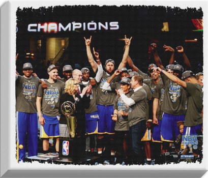  Golden State Warriors 2015 NBA Finals Champions Logo