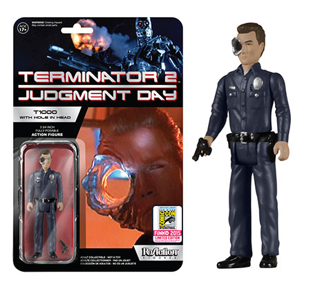 Terminator 2 ReAction T1000 with Hole in Head 2015 SDCC