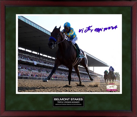 Celebrate American Pharoah's Triple Crown Win with Victor Espinoza Autographs and Memorabilia 5