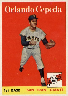 1958 Luis Aparicio Topps (TEAM NAME IN WHITE ON FRONT) #85 Chicago Whi