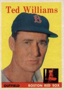 1958 Topps Baseball Ted Williams