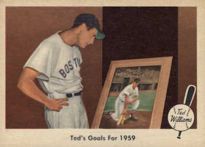 #18 Ted Williams 1941 All Star Hero HOF - 1959 Fleer Baseball