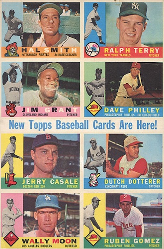 #164 Cincinnati Reds CL - 1960 Topps Baseball Cards (Star) Graded NM