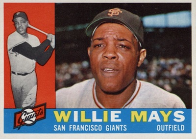 1960 Topps Baseball Willie Mays