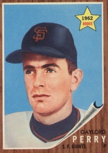 1962 Topps #199 Gaylord Perry San Francisco Giants Rookie Baseball Card Sgc  Vg 3