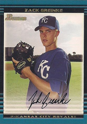  Zack Greinke Rookie 2002 Bowman DP & Prospects Chrome