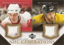 2005-06 Upper Deck Hockey NHL Generationals Dual