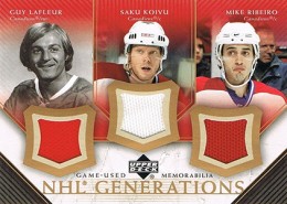 2005-06 Upper Deck Hockey NHL Generations Triples