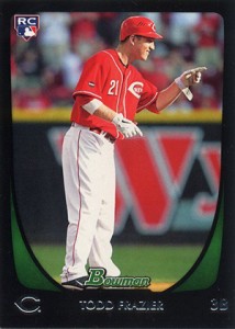 Todd Frazier Cincinnati Reds Signed Autographed Bowman Chrome