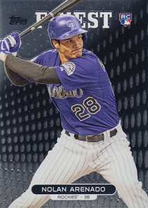 Nolan Arenado 2013 Topps Chrome Purple Refractor #78 Price Guide