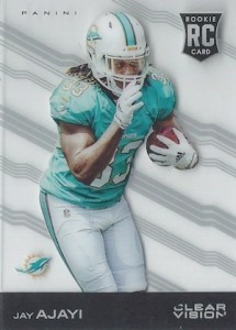 2015 Panini Prizm Jay Ajayi #PPJ-JA Premier Jerseys Dolphins Jersey Relic