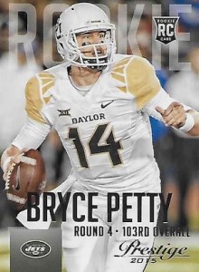 BRYCE PETTY RC STS SALUTE TO SERVICE JERSEY 2015 PANINI BLACK FRIDAY  COLLECTION