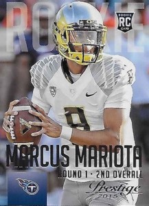 Marcus Mariota ROOKIE Oregon Sports Illustrated for Kids SI Falcons POP 1  BGS 9