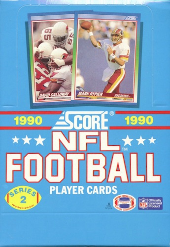 1990 Score Football, Supplemental, Info, Checklist, Boxes