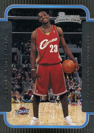 LeBron James 2003 Bowman Rookies & Stars Rookie Chrome Refractor /300 #123  - 2003 - US