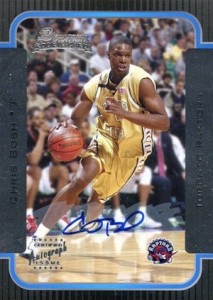 2003-04 Bowman Basketball Rookie Autograph Chris Bosh RC