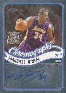 2003-04 Topps Chrome Basketball Chromographs Shaquille ONeal