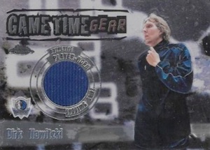 2003-04 Topps Chrome Basketball Game Time Gear Relic Dirk