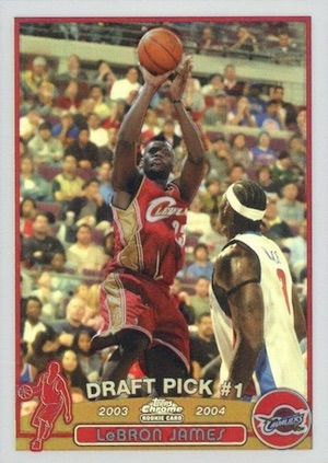 2003-04 Topps Chrome Basketball LeBron James RC Refractor