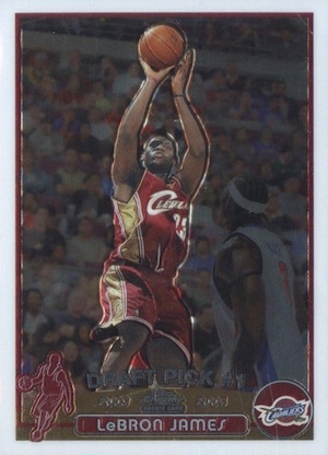 Lebron James rc topps