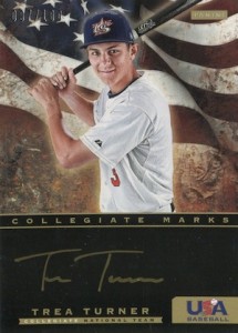 Trea Turner 2015 USA Baseball Stars and Stripes #93 Baseball Card