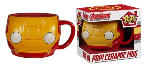 Funko Pop! Mug: Marvel - Iron Man Ceramic Mug 16oz (Walmart Exclusive),  Red, Yellow