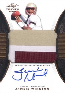 2015 Leaf Trinity Jameis Winston Autograph Patch