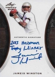 2015 Leaf Trinity Jameis Winston Inscriptions Autograph
