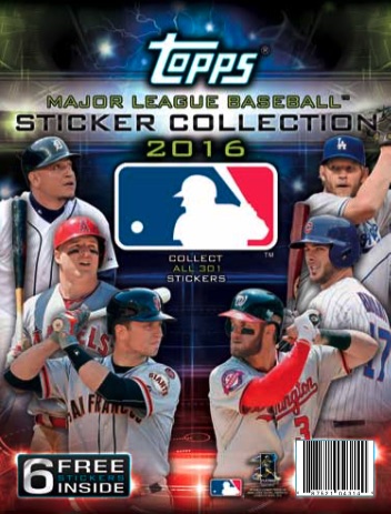 2016 Topps MLB Sticker Checklist, Set Info, Boxes, More