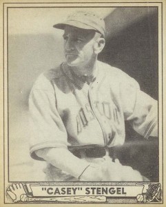 Vintage Baseball Casey Stengel Hand Towel