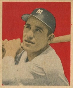 1952 Topps #191 Yogi Berra New York Yankees Baseball Card Low Grade