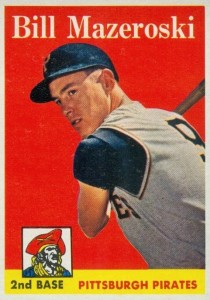 1966 Topps #210 Bill Mazeroski Pittsburgh Pirates Baseball Card Nm