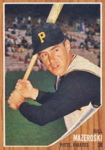 Top 10 Bill Mazeroski Baseball Cards 