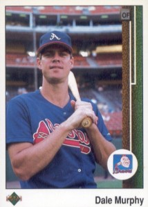 1990 Upper Deck Card, #533 Dale Murphy, Atlanta Braves Hall of Fame