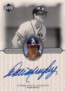 Dale Murphy Atlanta Braves 1983 Cooperstown Vintage Baseball