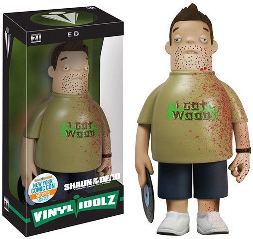2015 Funko NYCC Vinyl Idolz Shaun of the Dead Bloody Alive Ed