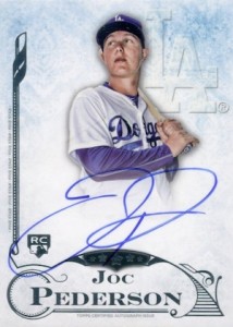 Joc Pederson Signed Autographed Game Used Baseball Rookie