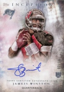 2015 Topps Inception Jameis Winston Rookie Autograph Variation