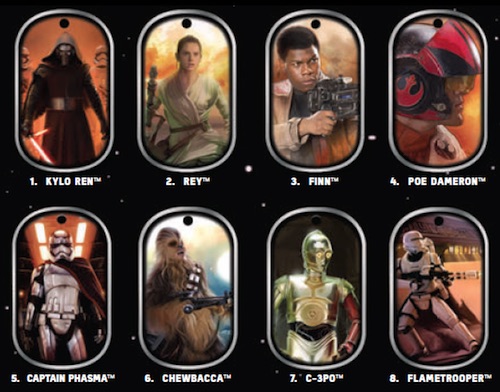 Star wars shop dog tags