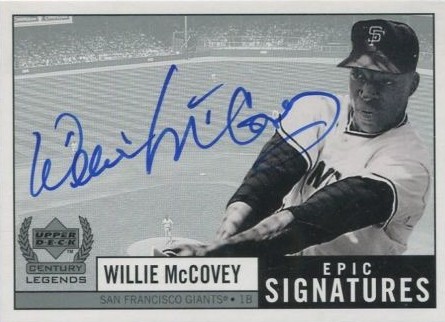 WILLIE MCCOVEY 2021 MOSAIC ALL TIME GREATS NEBULA PRIZM! 1/1! GIANTS!