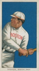 Vintage Old Boston Red Sox Tris Speaker 1911 Baseball Card